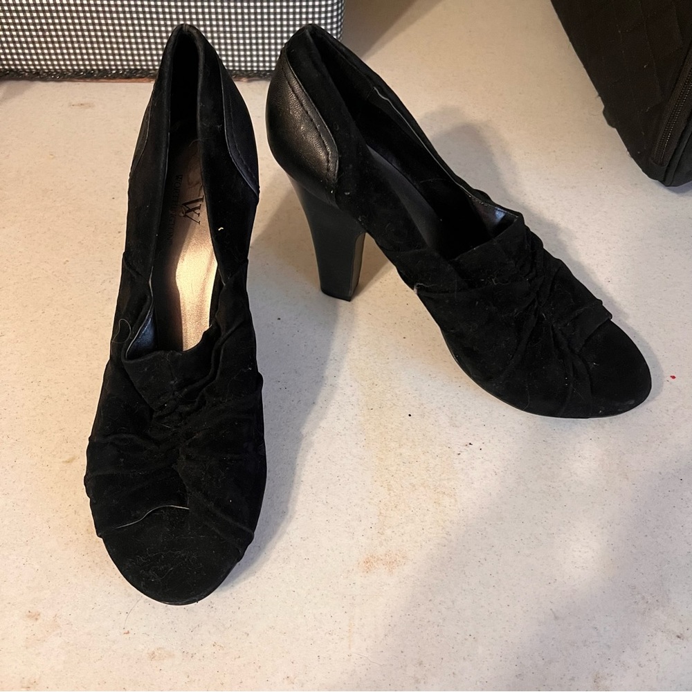 Black high heels